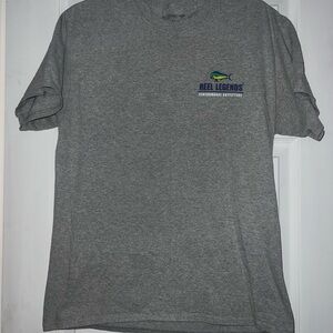 Reel Legends Heather Gray Short Sleeve Tee